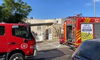 إندلاع حريق في مبنى سكني في التله الفرنسية في القدس